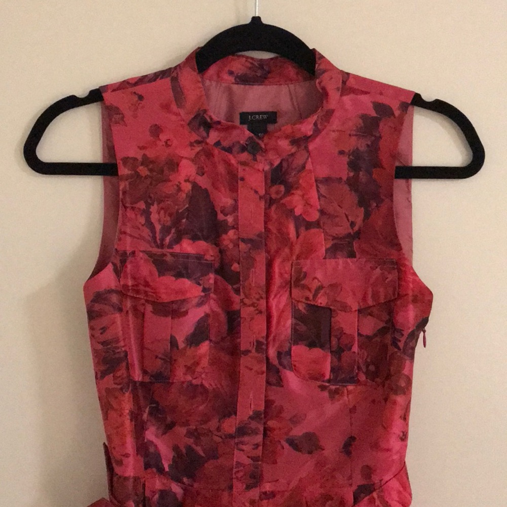 Floral Taffeta J.Crew Dress - Size 00